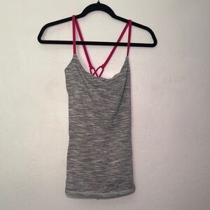lululemon athletica Gray and Pink Camisole